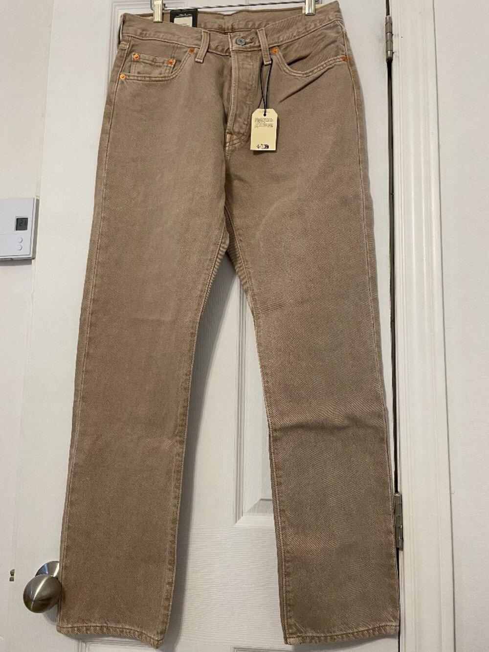 Levis / Tan 501 Original Jeans